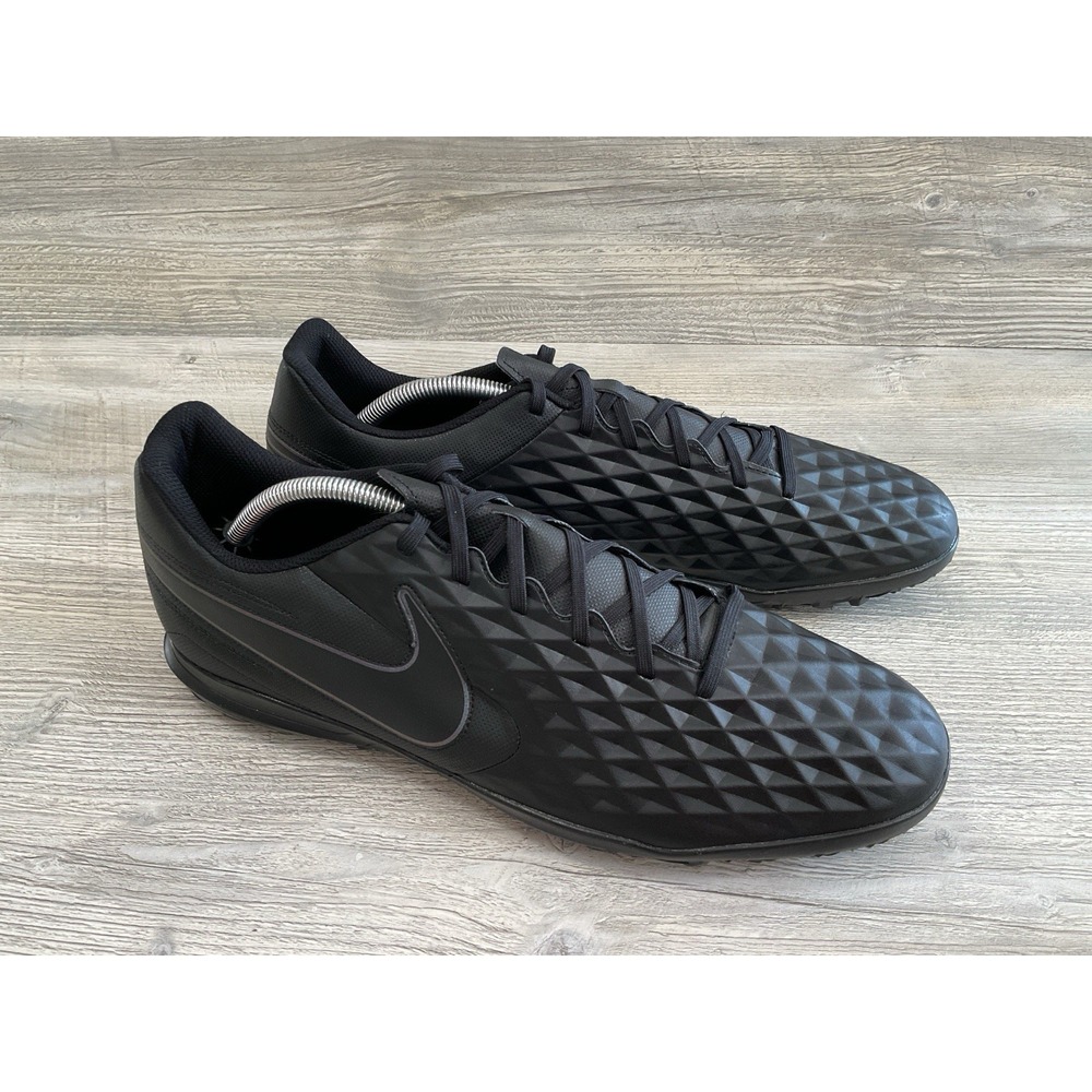Nike Tiempo Legend Pro TF Soccer Shoes Black Turt Men's Size 13 AT6109-010 NEW